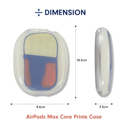 Sonix Protective Case for AirPods Max Headphones - Stylish TPU Hard Shell Ear Cup Covers | Sardines - color: Sardines