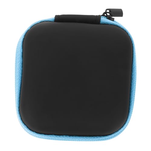 UKCOCO Portable Eva Earbuds Carrying Case with Zipper Durable Water Resistant Cord Organizer for Travel Essentials Compact Electronic Storage Bag for Earphones and Cables