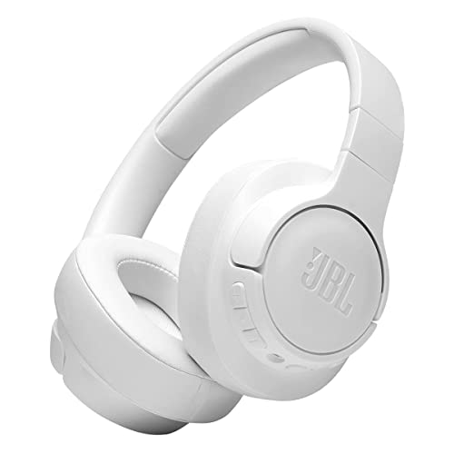 JBL Tune 760NC - Lightweight, Foldable Over-Ear Wireless Headphones with Active Noise Cancellation - White (Renewed) - color: White