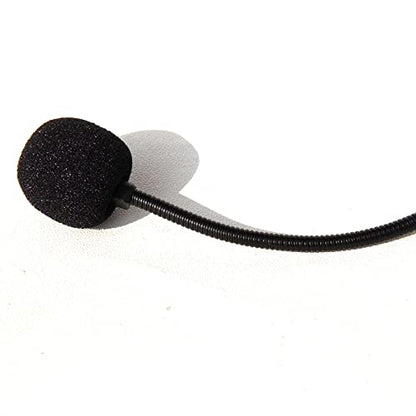 Replacement Headset Headworn Microphone for Shure BLX1 Wireless Bodypack Transmitter 4-pin Mini-Connector, Condenser, Unidirectional, ta4f 4 Pins, Black
