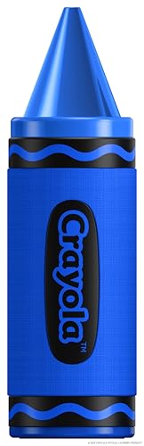 Crayola Kids Crayon Speakers Bluetooth, Portable Bluetooth Speakers | 20W Peak Power HD Sound, Mini Bluetooth Speaker Wireless with TWS Pairing BT 5.3, FM Radio Home/Party/Outdoor/Travel - color: Blue