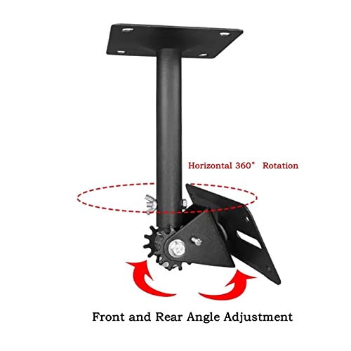 Entertainment Center Shelves Speaker Bracket Lengthened and Thickened Speaker Wall Mount Professional Stage Audio Hanger Surround Wall Support Bracket Suitable for DVD Players, Cable Boxes