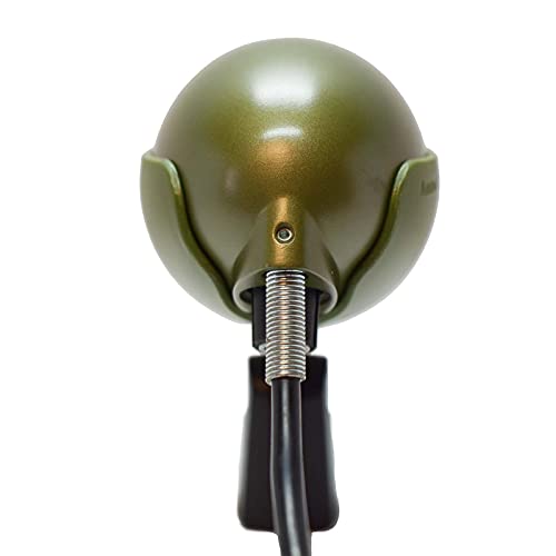 Ammo Clip 520 Bullet Mic Holder Compatible With Shure 520DX Green Bullet, Superlux D112/C and Other Similar Harmonica Microphones (Olive Green) - color: Olive Green