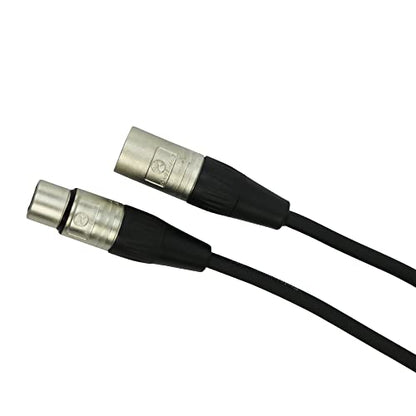 Gearlux XLR Microphone Cable, Fully Balanced, Male to Female, 50 Feet - 2 Pack - size: 50 Ft, style: 2 Pack