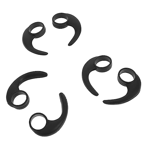 GARVALON Silicone Earphone Clip Hooks 10mm Fit Ear Wings for Earbuds Sturdy Fashionable Design