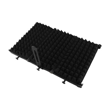 Portable Microphone Isolation, Adjustable Angle Sound Absorbing Panel with High Density Sponge for Vocal Recording and Noise Reduction (5 panel) - size: 5 panel
