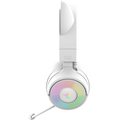 Razer Kraken Kitty V3 Pro Wireless RGB Gaming Headset, White - color: Mercury White