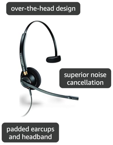 Plantronics EncorePro HW510 Headset (Renewed)