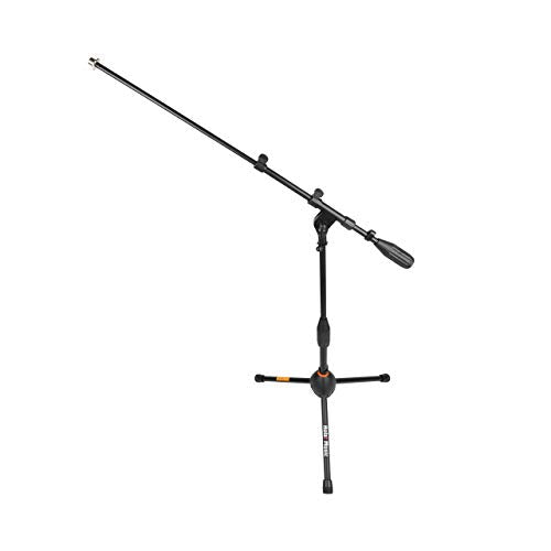 Hola! Music Mic Stand w/Adjustable Height for Home, Studio, Office or Stage Use – Low Profile (Kick Drum)