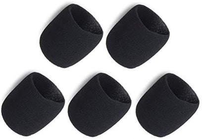 Bolymic 5 Pack Black Foam Sponge Windscreens for Beta 87A 87C Vocal microphone Insert