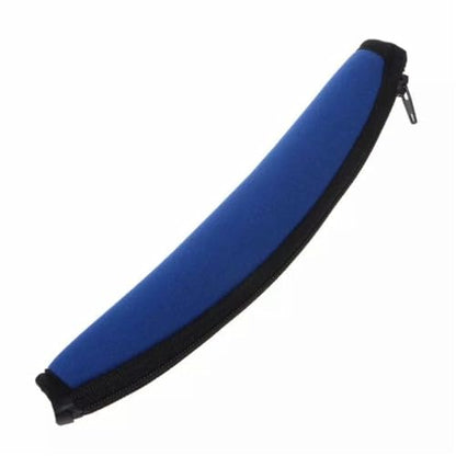 Headphones Headband Cover for QC15 QC2 QC35 QC25 Headset Headband Cushion Pads Bumper Cover Zipper Replacement (Blue) - color: blue