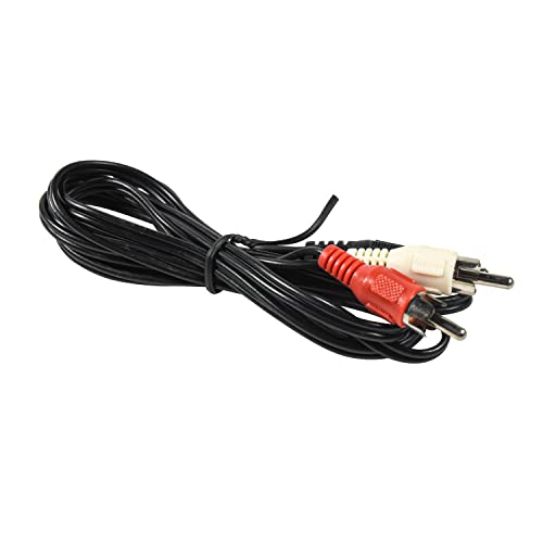 HQRP 4ft Audio Y Cable Splitter/Stereo Cord Compatible with Bose Lifestyle Subwoofer PS18 PS28 PS38 PS48 III Powered Speaker System, 1 Mini Plug to 2 RCA Plugs