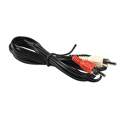 HQRP 4ft Audio Y Cable Splitter/Stereo Cord Compatible with Bose Lifestyle Subwoofer PS18 PS28 PS38 PS48 III Powered Speaker System, 1 Mini Plug to 2 RCA Plugs