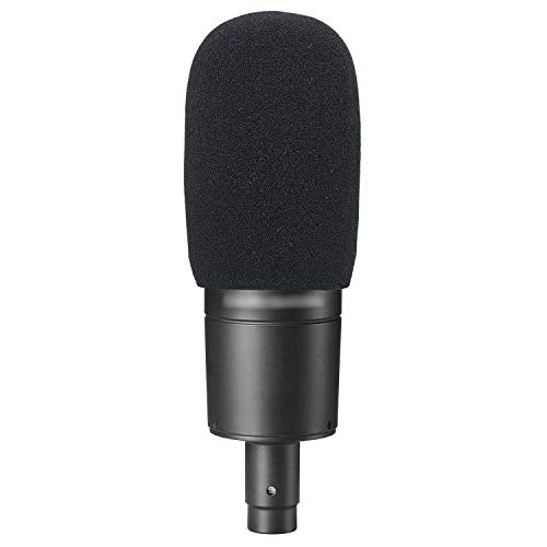 SUNMON Windscreen and Foam Cover, Indoor Outdoor Microphone Wind Muff for Audio-Technica AT2020, AT2020USB, AT2020USB+ mic AT2035, AT4040, AT2050 Microphone（2Pack） - color: FurFoamKit