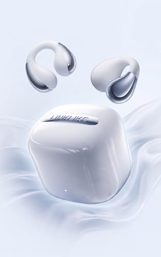 Linklike Air Open Ear Clip-on Earbuds｜Zero-Gravity Wearable Tech｜Silver - color: Silver
