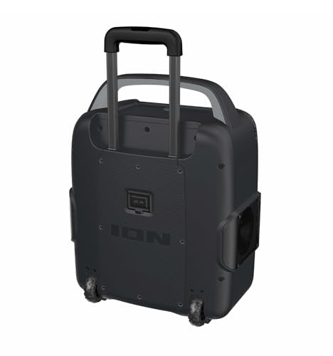 ION Sport 320 200W Bluetooth Outdoor Speaker with Wheels | 320 Degree Sound, Water-Resistant, Rechargeable Battery, USB Charging, Stereo Linking, Bass Boost, App Control, for Parties - style: 200W water-resistant