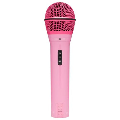 SAMSON Q2U USB and XLR Handheld Dynamic Microphone Bundle | Includes Shock Mount and Desktop Boom Arm Microphone Stand. with Cardioid Polar Pattern (Pink)