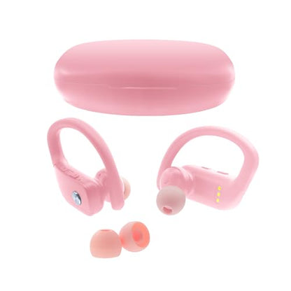 Klowcok Silicone Eartips Replacement for bmani T16 / bmanl T16 Earbuds | 9 Pairs, S/M/L, Pink