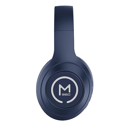 Morpheus 360 Comfort Plus Wireless Over-Ear Headphones - Bluetooth Headset with Microphone - 10H Playtime - HP6500L (Blue) - color: Blue