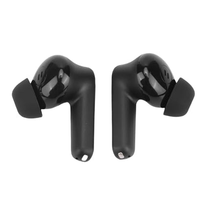 FOSA 2.4GHz Low Latency Wireless Gaming Earbuds, Bluetooth 5.3 with USB C, 20ms Ultra Low Delay, ENC Microphone, Dual Mode for VR Gaming, PC, Mobile Phone (Black)
