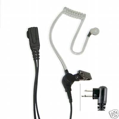 Zotech Replacement Standard Mushroom Earbud Ear Tips for Motorola Kenwood Two Way Radio Coil Tube Audio Kits/Transparent Acoustic Tube Earpieces (Pack of 3) - size: medium (Pack of 3)