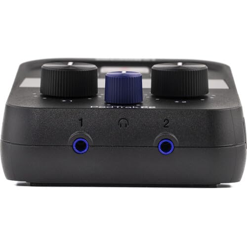 Zoom PodTrak P2 Dual USB Mic Recorder for Podcasters Bundle with 4X AA Batteries with Charger + Extreme Pro 64GB microSDXC Memory Card + Cleaning kit + 6 Pack Wire Straps