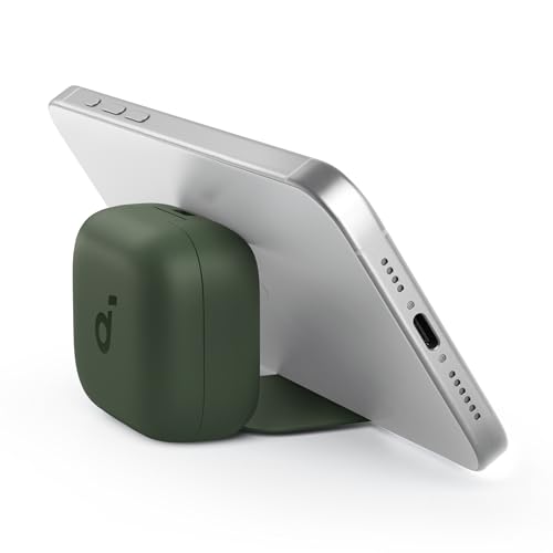 Soundcore P30i by Anker Noise Cancelling Earbuds, Hands-Free Viewing | Strong and Smart Noise Cancelling, Powerful Bass, 45H Playtime, 2-in-1 Case and Phone Stand, IP54, Bluetooth 5.4 - color: Green