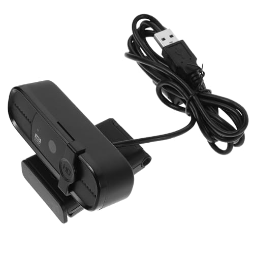USB Webcam Plastic Video Conferencing Camera for PC 1080p with Microphone, and Crisp Live Broadcast Video Camera, Plug and Play for Desktop Computer and Remote Work