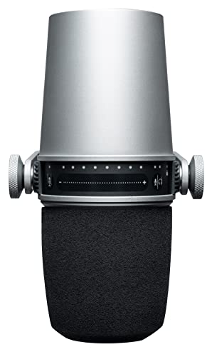 Shure MV7 USB Podcast Microphone - Silver - color: Silver