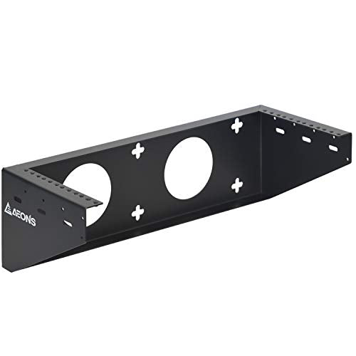 AEONS 4U 19-Inch Vertical Wall Mount Bracket Server Rack for Computer Network IT Equipment - style: 4U-V