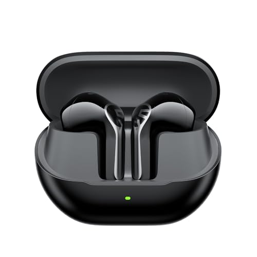 SoundPEATS Air6 HS LDAC Hi-Res Wireless Earbuds, Bluetooth 6.0, 13mm Driver | LDAC Hi-Res Audio Certified, 13mm Triple-Magnet Driver, 2MIC ENC, IPX5 Waterproof, Dynamic EQ, 45H, Bio-Composite Diaphragm - color: Black