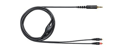 Shure HPASCA3 Replacement Dual-Exit Detachable Cable for SRH1540 Headphones, Black - style: HPASCA3 (Straight)