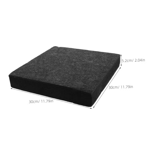 Toyvian Desk Speaker Cushion Pads Acoustic Insulation for Studio Monitors Sound Absorbing Mat for Home Audio Vibration Isolation for Recording Studio Thickness