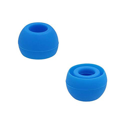 Alitutumao 8pcs Replacement Earbuds Silicone Eartips Compatible with Wireless Powerbeats 3 Powerbeats3 Earphones (Blue) - color: Blue