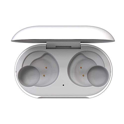 Wireless Charging Case Compatible with Galaxy Buds Plus, Replacement Charger Dock Cradle Case Cover for Samsung Galaxy Buds+ Plus (White)