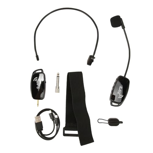 Violin Pickup Microphone, 2.4G Wireless Noise Reduction Instrument Mic with 3.5mm to 6.35mm Adapter for Acoustic Violin