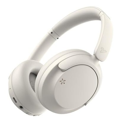 VOKALEN Hyper GO Wireless Over-Ear Noise Cancelling Headphones with Mic, 60H Playtime, Bluetooth Headphones, Hi-Res Audio, DEEP360 Spatial Audio, Ultra-Lightweight for Travel, Work, Study - color: White