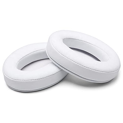 WC PadZ Velour - Earpads for Audio Technica, HyperX, Arctis & More | Made by Wicked Cushions | Extra Thick | Also fits Logitech G Pro X & 50+ Additional Models | White - color: White