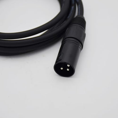 XLR to 1/4 Cable,1/4 Inch TRS to 3 pin Male Plug Stereo XLR Cables, Balanced Interconnect Microphone Mic Cable for Audio Speaker Studio-2 Pack 3ft Foot Input Patch Cords