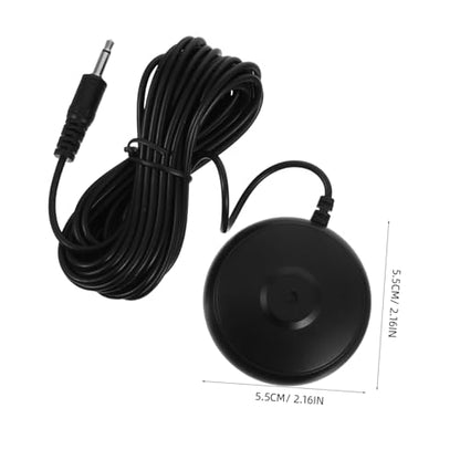 Calibration Microphone for Audio Tuning Measurement Mic for Desktop Conference and Theater Systems 3.5mm Plug, 2-Pole Mono Straight Plug Precise Voice Pickup Noise Reduction