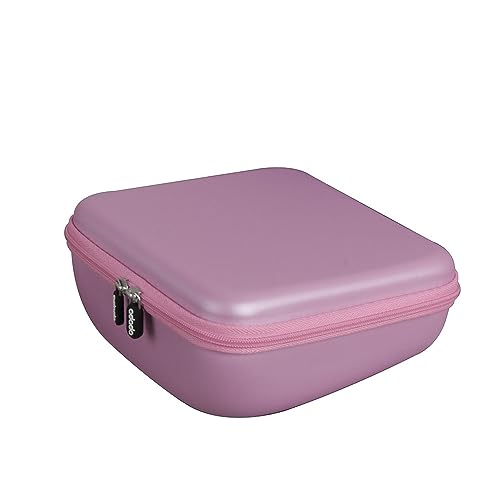 Adada Hard Travel Case for noot Products K11/Elecder i37 Kids Headphones(Only Case) (Pink) - color: Pink
