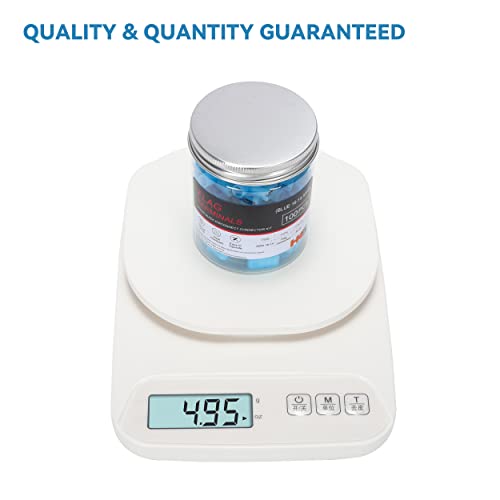 HKS 100 PCS Flag Spade Terminals 90 Degree Female - Blue 16-14 AWG - Nylon Quick Disconnect Wire Connector - Right Angle - Crimp Insulated - color: 100PCS Blue