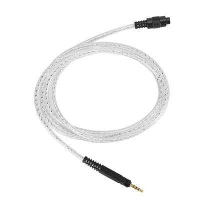 Silver Plated Detachable Headphone Replacement Cable with 2.5mm, 3.5mm, 4.4mm Plugs for HD518 HD558 HD598 HD569 HD579 HD599 — Lossless Sound, TPE Jacket, Gold - Plated C