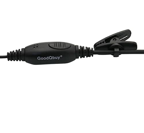 Overhead Headsets Headphones with VOX-PTT Boom Mic Compatible with Motorola Radios Walkie Talkie RDM2070d CP200 CP200d CLS1410 CLS1413 CLS1450 2-pin