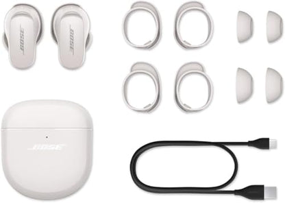Bose QuietComfort Earbuds II, Wireless, Bluetooth, Proprietary Active Noise Cancelling Technology in-Ear Headphones with Personalized Noise Cancellation & Sound, Soapstone - color: Soapstone