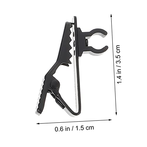 10pcs Mic Wire Clips Lavalier Microphone Clip Replacement for Mic for Streaming