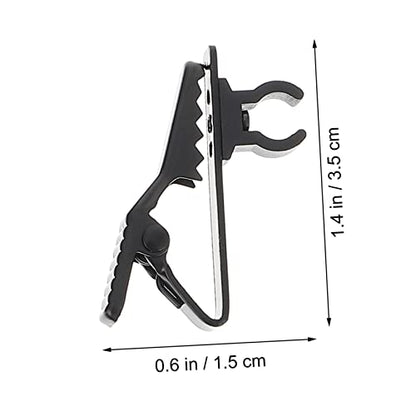 10pcs Mic Wire Clips Lavalier Microphone Clip Replacement for Mic for Streaming