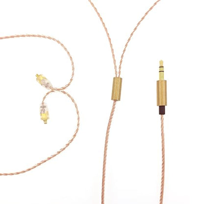 IEM Earphone Cable, OCC Copper 2-Pin 0.78mm, MMCX 3.5mm Plug, 1.25m (1, mmcx-3.5) - color: mmcx-3.5