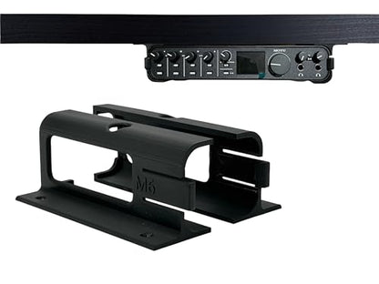 Desk Mount Kit for Motu M6 - Under Desk Mounting Brackets, Reverible - Secure Mounting Accessories