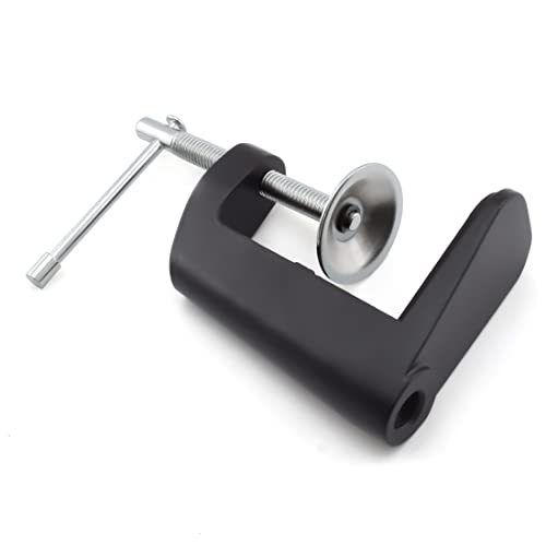 Heavy-duty Metal Table Mount Clamp C Shape Clip Bracket | Microphone Suspension Boom Scissor Arm Stand Holder with Adjustable Positioning Screw, Fits up to 2.16"/5.5cm Desktop